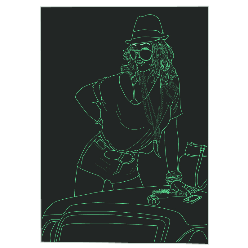 Vector tracing of GTA V artwork